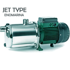 ELETTROPOMPA CENTRIFUGA AUTOADESCANTE TIPO JET - Gas 1" - CC/MF/TF - kW 1 - ACCIAIO INOX 316