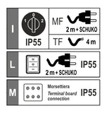 ELETTROPOMPA AUTOADESCANTE - 3/4" - MF - Kw 0,22 - INOX AISI 316